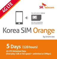 South Korea Lte Unlimited Sim Sk Telecom Pick Up In Korea