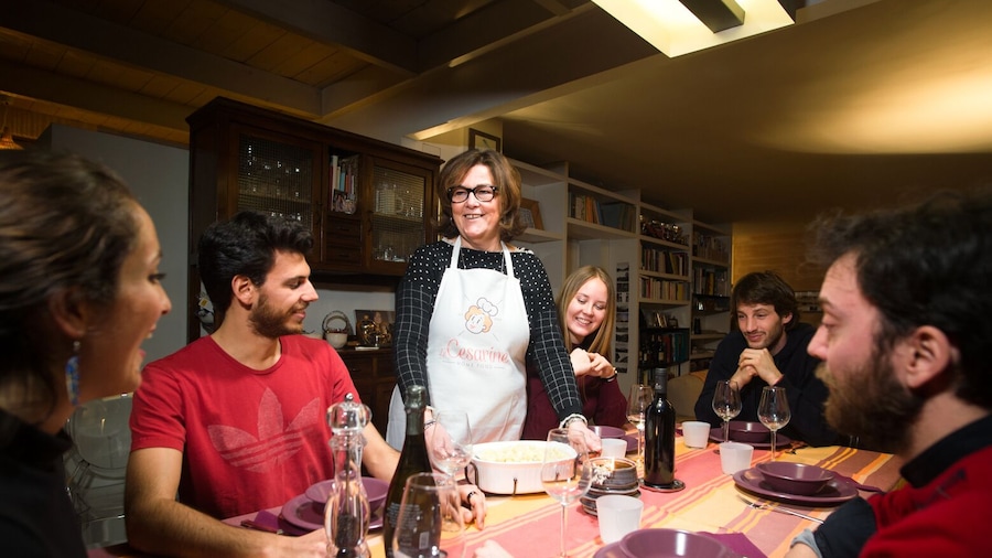 Dining experience at a local's home in Varenna