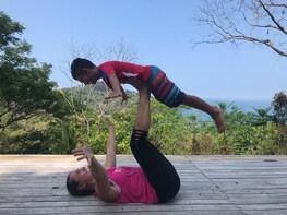 Private Family Yoga Fun in the Jugle