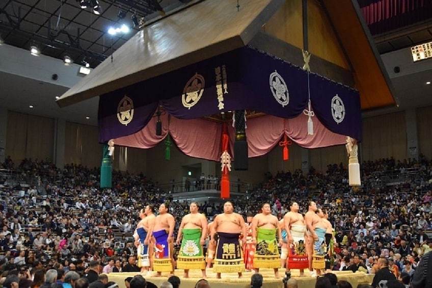 Sumo Tour Kyushu Tournament Round Trip from Fukuoka