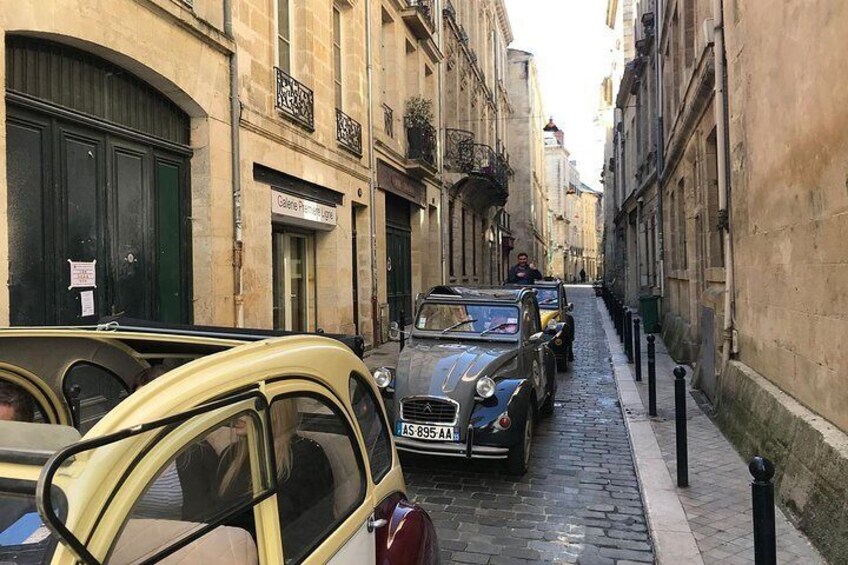 Your private chauffeur will drive you through Bordeaux