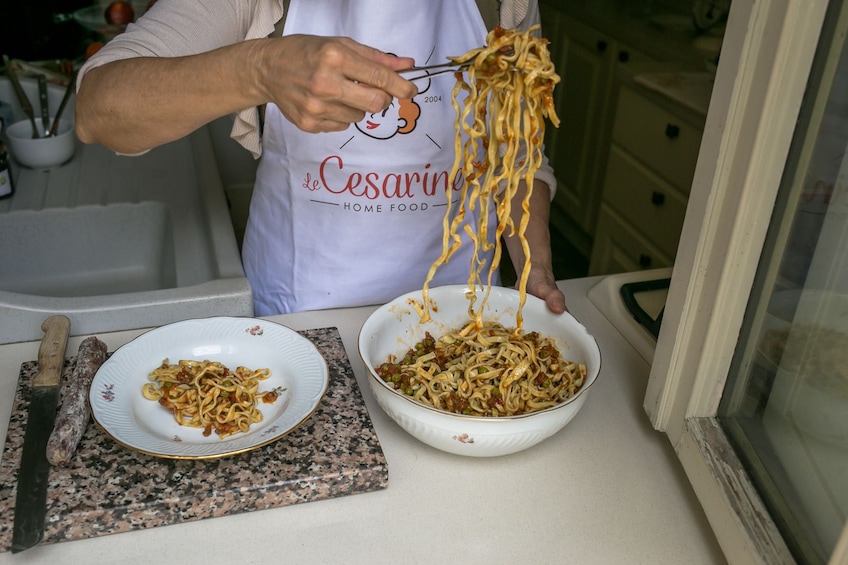 Dining experience at a Cesarina's home in Forlì