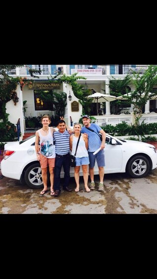 Pick up from Hoi an to Hue by private car with driver 