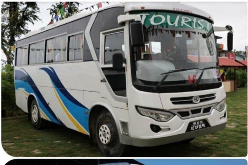 Tourist Bus to Lumbini