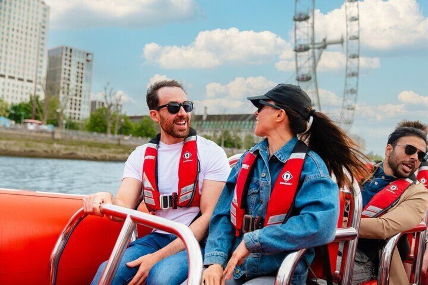 Hop aboard London's #1 speedboats at the iconic London Eye Pier