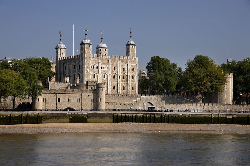 View of the Tower of London from across the Thames