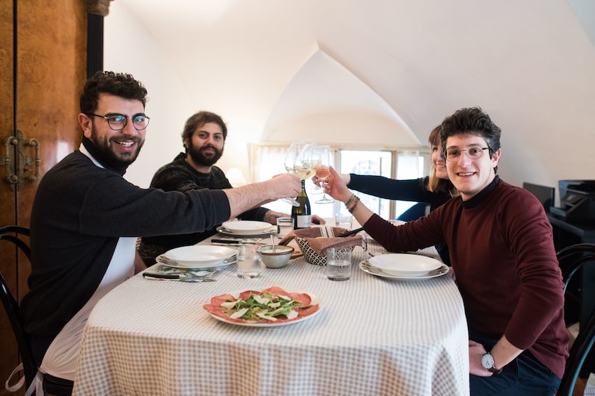 Dining experience at a Cesarina's home in Bologna