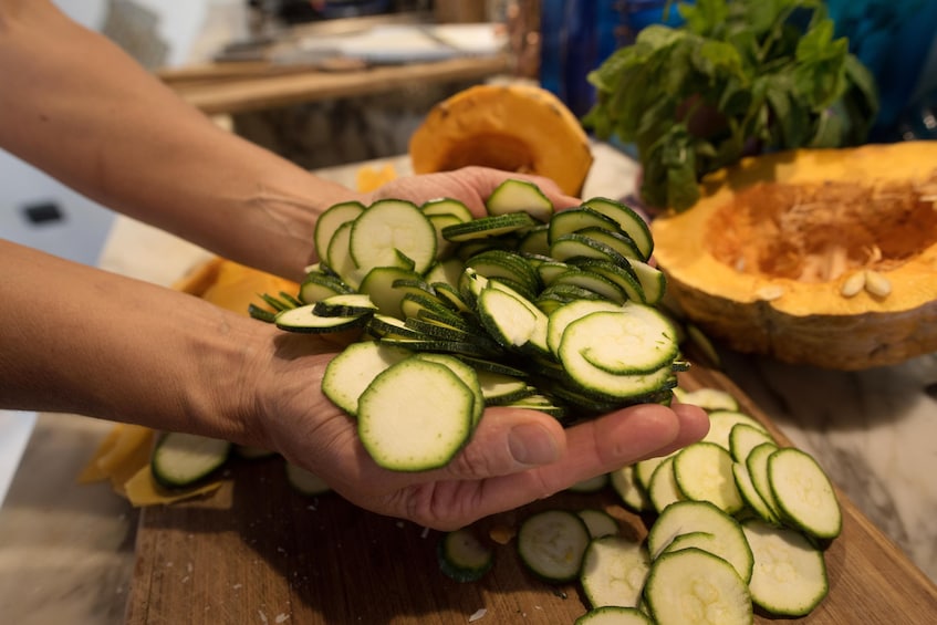 Private cooking class at a local's home in Cava de' Tirreni