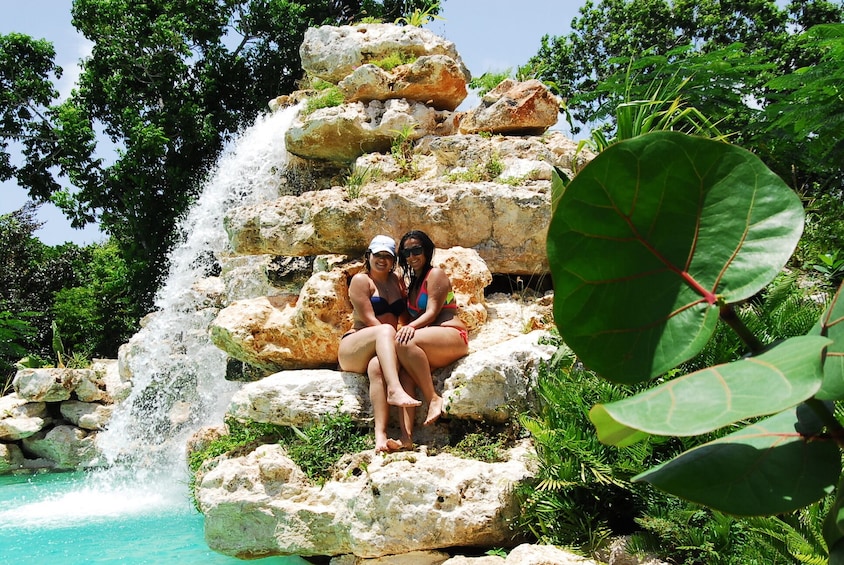 Zipline Mega Splash, Lunch and Waterfall Pool at Bavaro Adventure Park