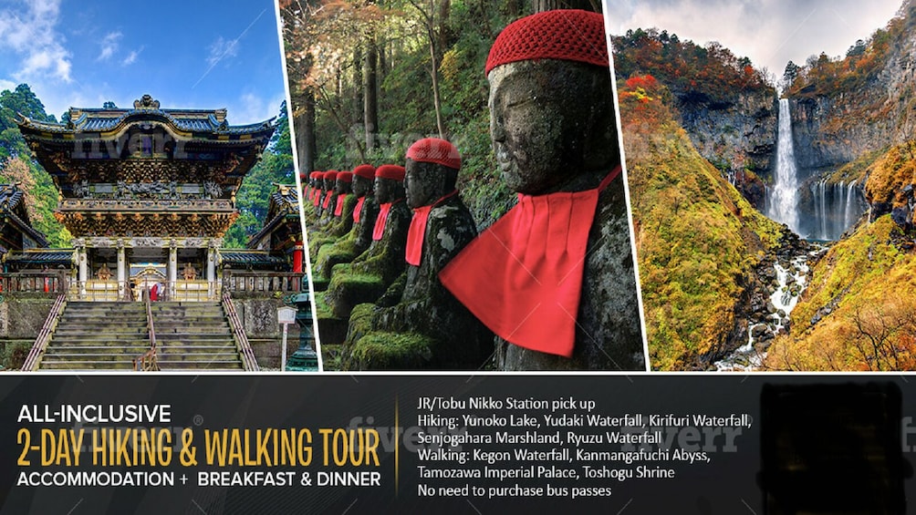 1-Night 2-Day Nikko National Park & UNESCO World Heritage