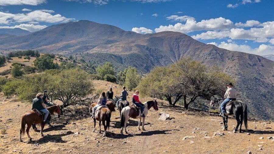 3 hour Horse ride in the Andes! Half day private tour from Santiago!