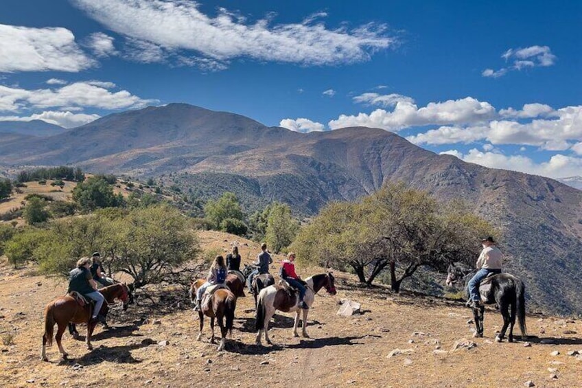 3 hour Horse ride in the Andes! Half day private tour from Santiago!