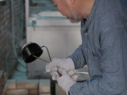 Japanese Tea & Hikidashi-Guro Ware in Toki, Gifu Prefecture