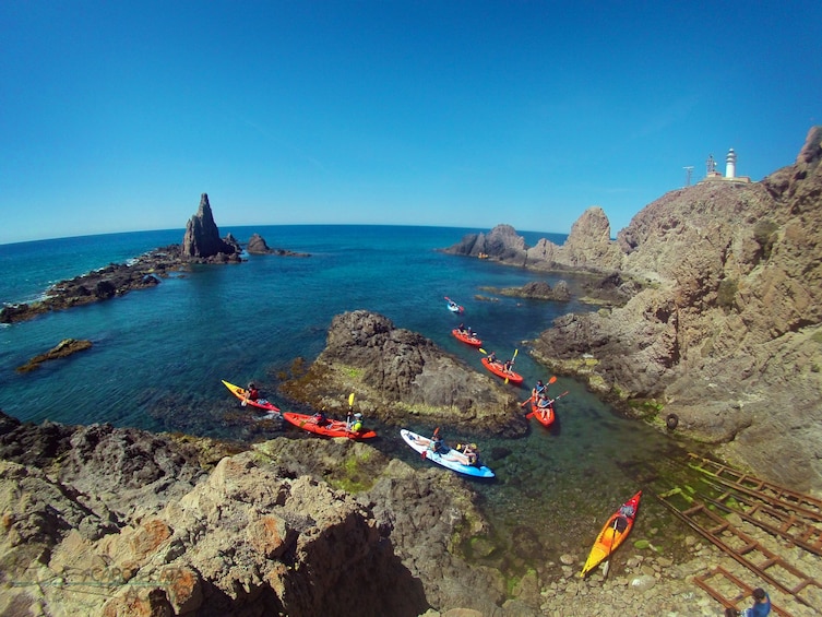 Show item 1 of 10. Kayak and snorkel guided tours by Cabo de Gata coves