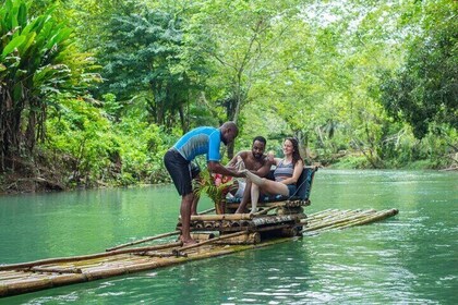 Bamboo Rafting With foot massage