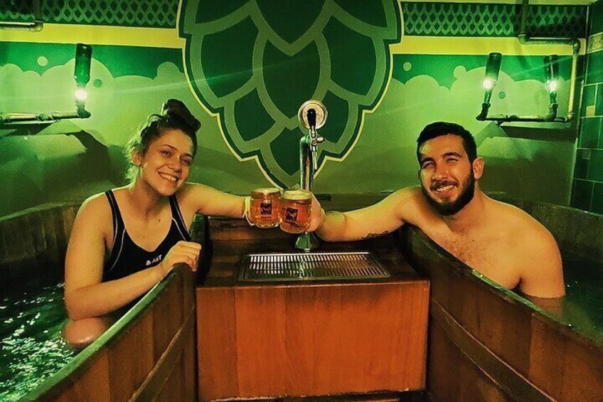 45 Minutes BeerSpa and Full Day Szechenyi Ticket