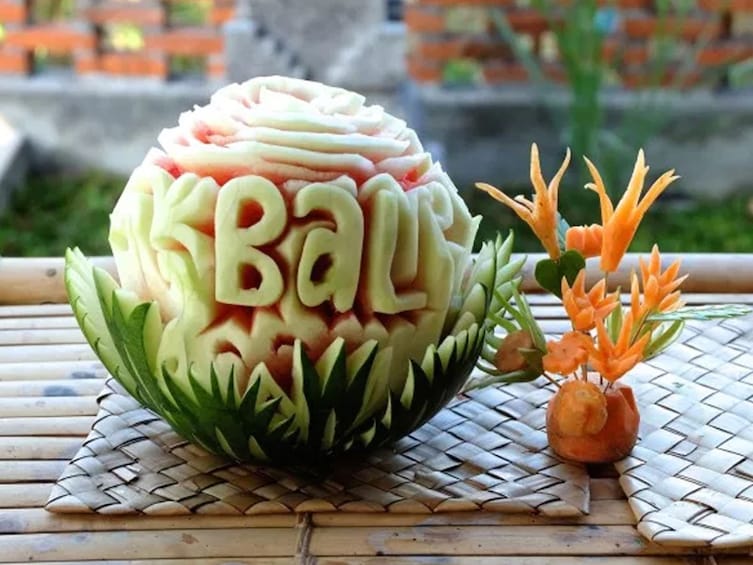 Bali Fruit Carving Class