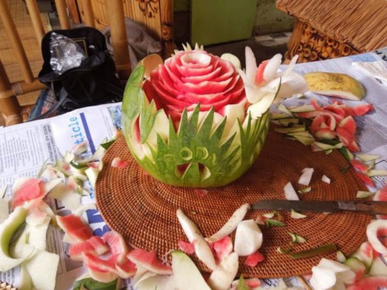 Bali Fruit Carving Class