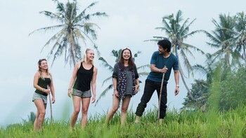 Bali Village Trekking to Rice Paddy and Sangeh Forest