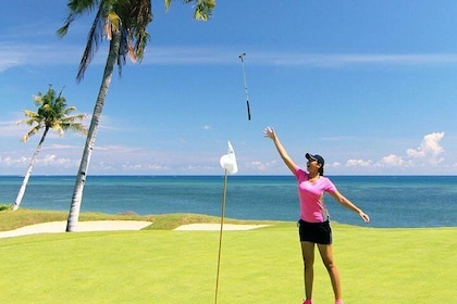 Golfing At Kosaido Lombok Golf Club, Sire Beach