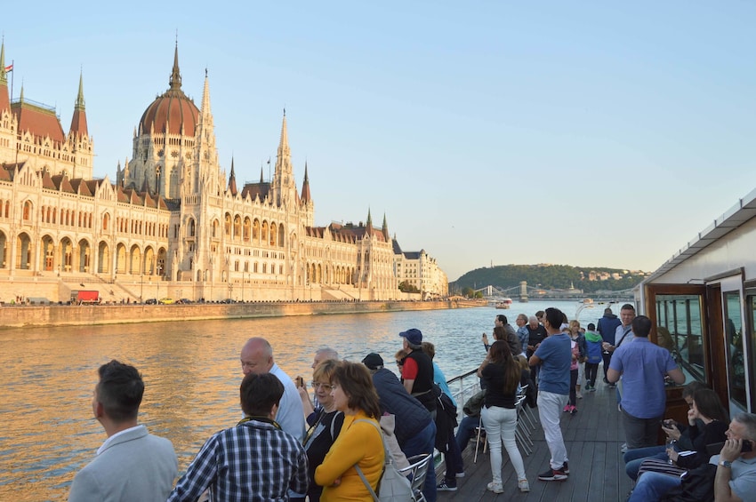 Hungarian Parliament Building in Budapest, Hungary
