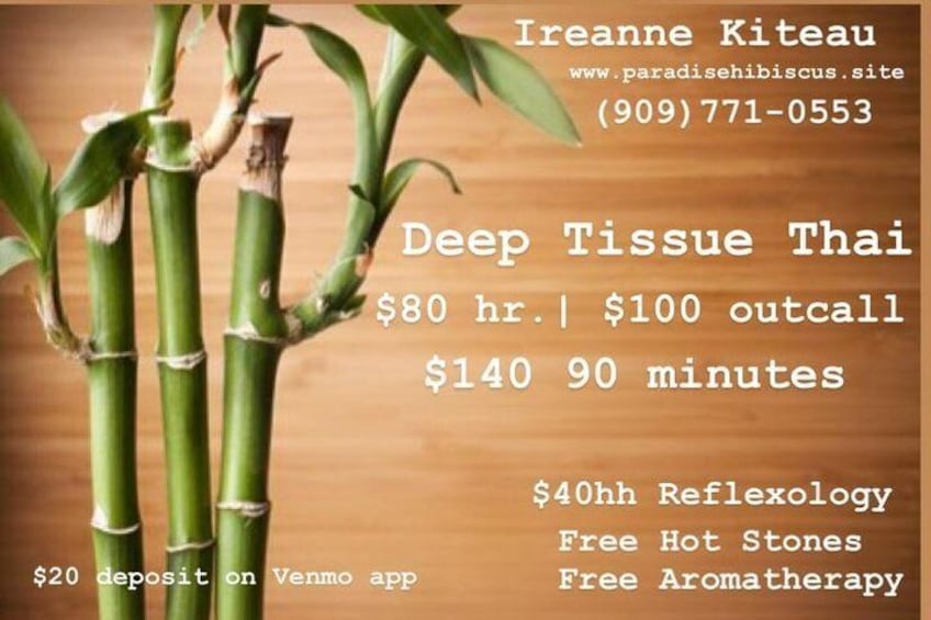 Deep Tissue Thai Massage