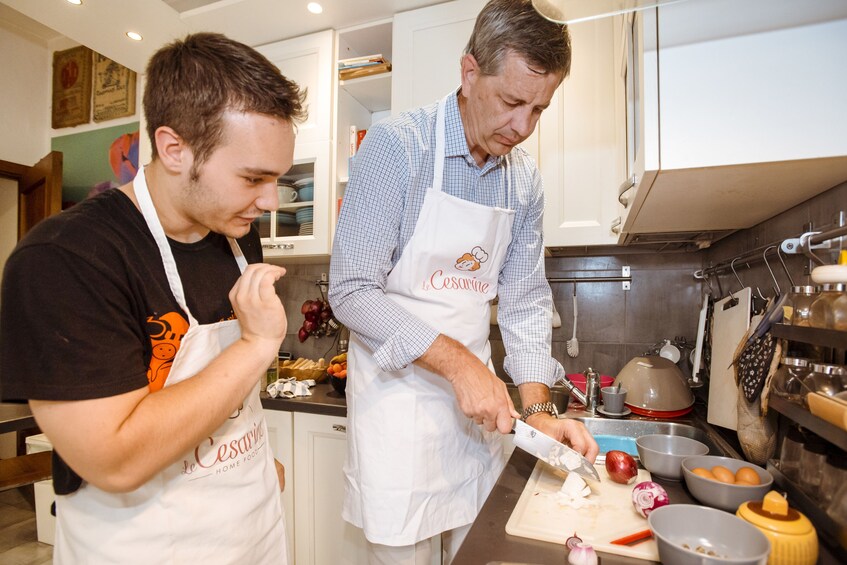 Private cooking class at a Cesarina's home in Marsala