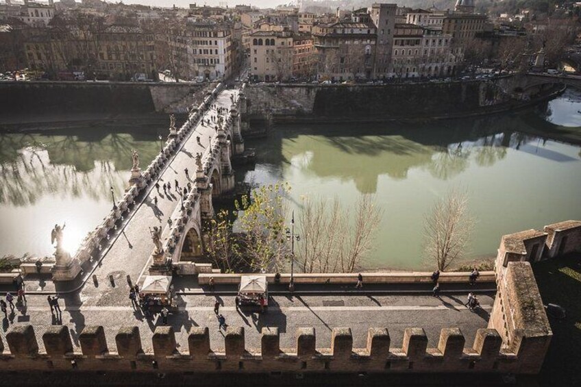 Rome: Castel Sant'Angelo Fast Track Ticket and Express Panoramic Tour