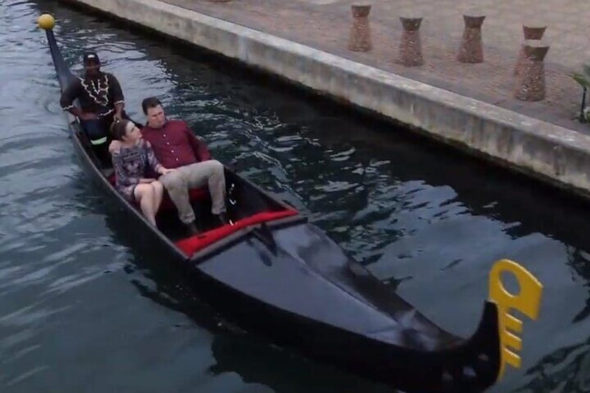 African Gondola Boat Ride at Durban Point Waterfront Canal