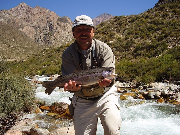 Show item 5 of 6. Fly Fishing on Private Andean River Including Barbecue