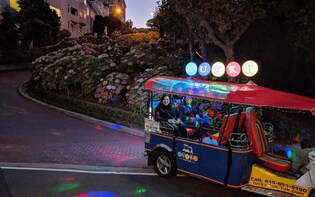 Night San Francisco Lights Tour on Lucky Tuk Tuk