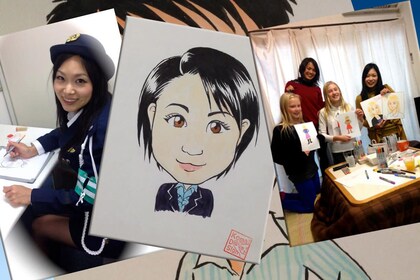Attend a manga drawing lesson and get your manga portrait!