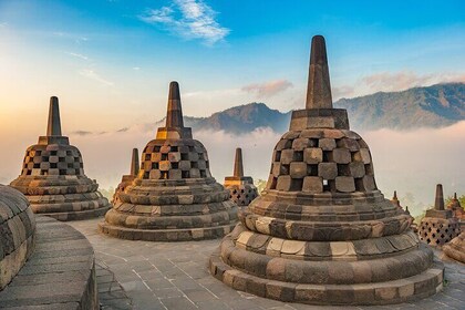 Borobudur(climb up), Merapi Volcano and Prambanan Temple Tour