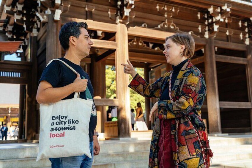 Stroll through the colorful Harajuku area with your local host