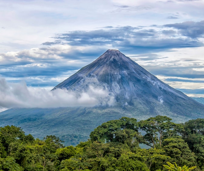 Arenal Volcano with Ecotermales Hot Springs From San José