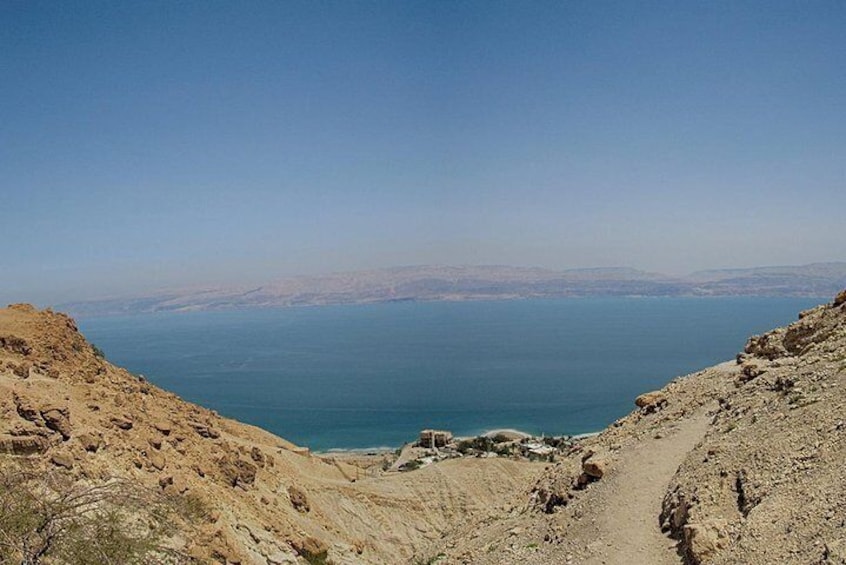 Observation from Massada to the Dead Sea
