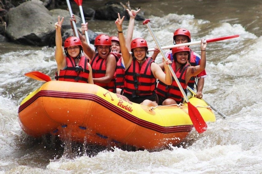Ayung White Water Rafting with Red Paddles