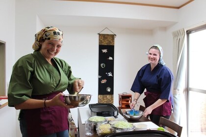 Private Tea Ceremony in Kimono & Cooking Class, Hiroshima