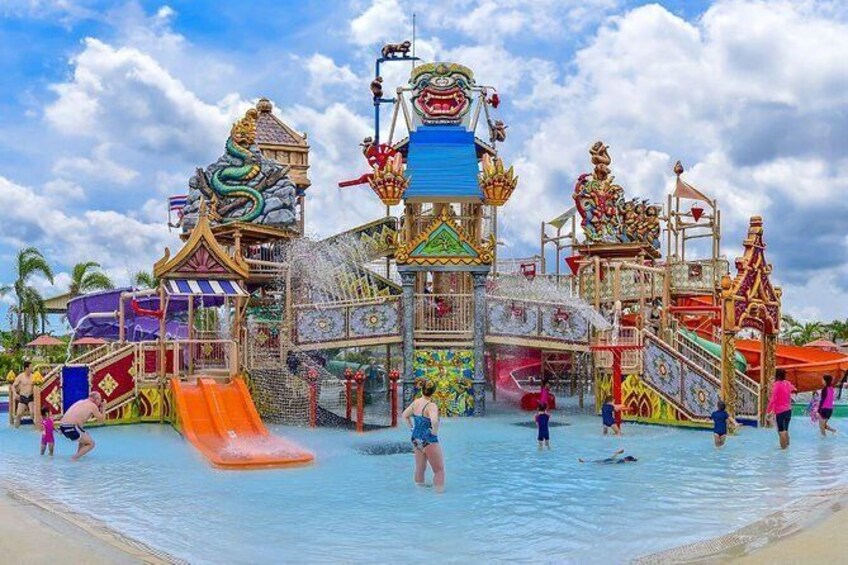 Show item 1 of 11. Ramayana Water Park at Pattaya Admission Ticket