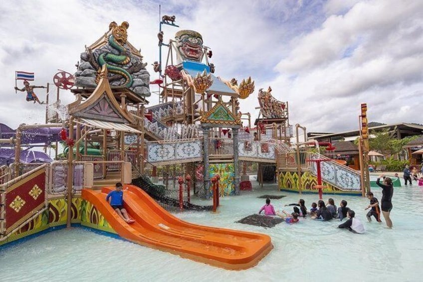 Show item 5 of 11. Ramayana Water Park at Pattaya Admission Ticket