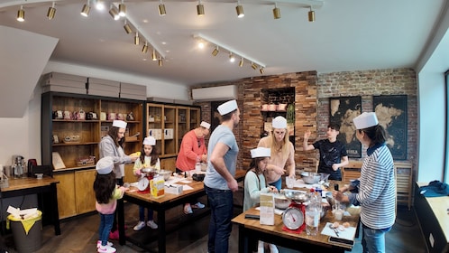 Taller de gofres en Brujas