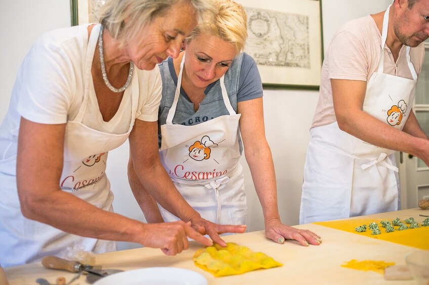 Pasta-making class at a local's home with tasting in Lucca