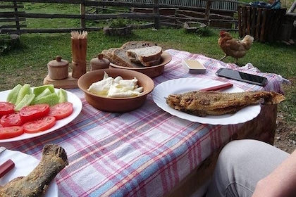 Cheese farm tour in the katun