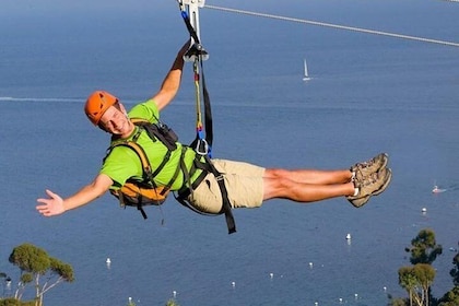 Catalina Island-Ausflug mit Zipline-Öko-Tour und Hoteltransfers