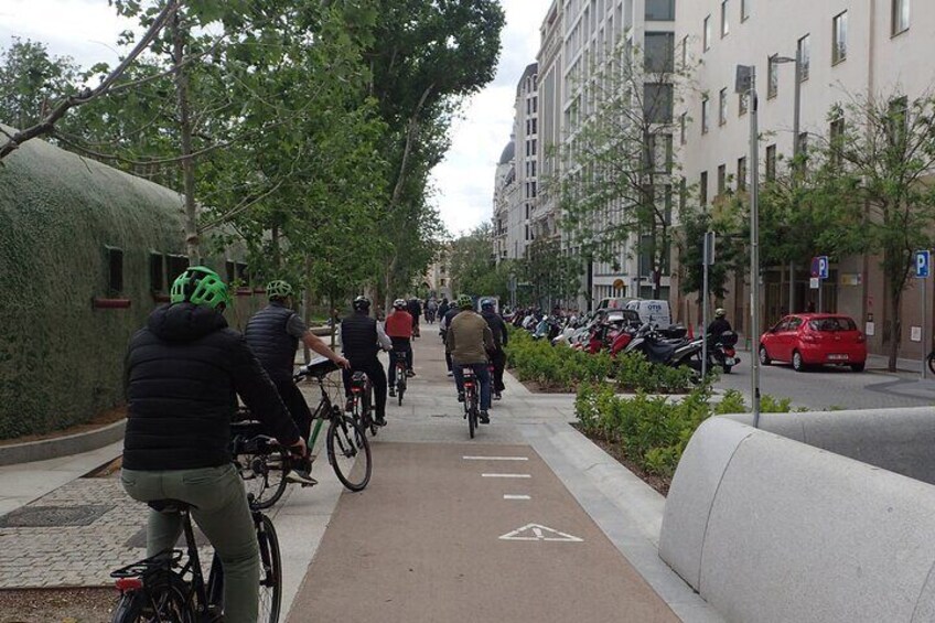 E-Bike group tour at Plaza de España