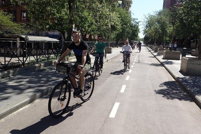 Bike path in Arganzuela