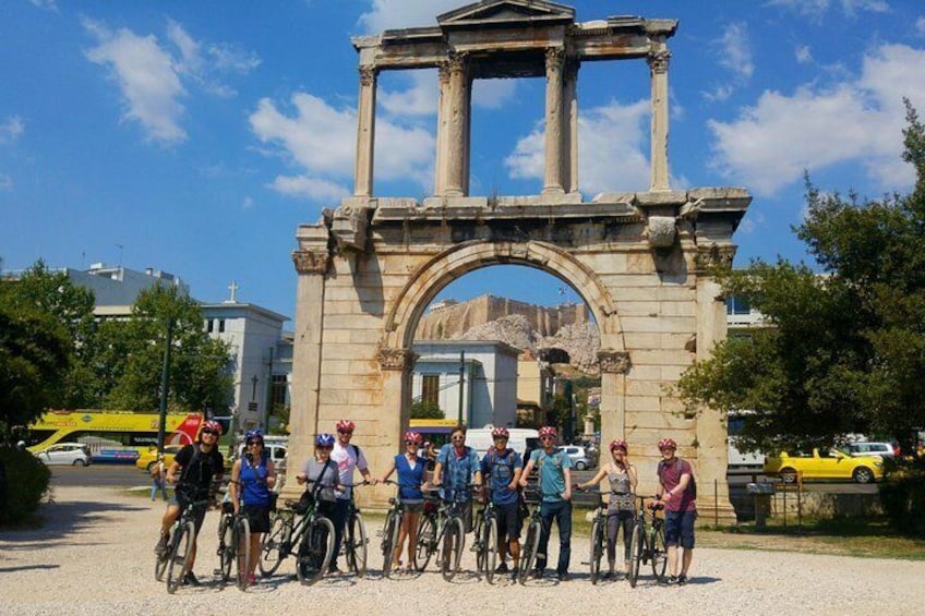 Photo shooting in Hadrian's Arch