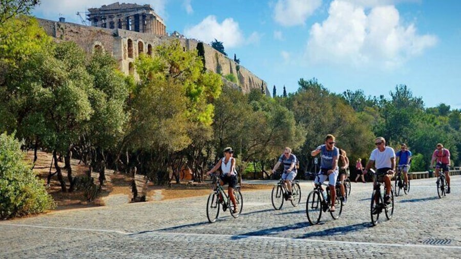 Athens Bike Tour: E-Bike or Regular Bike+Optional Acropolis Visit