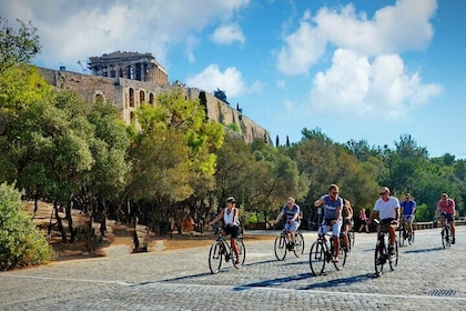 Athens Electric/Regular Bike Tour+Optional Acropolis Guided Visit