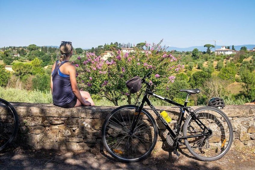 Tuscan Country Bike Tour from Florence, Including Wine and Olive Oil Tastings